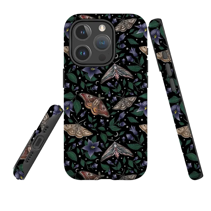 iPhone MagSafe Tough Case -  Moths By Catherine Rowe Comfort Detail