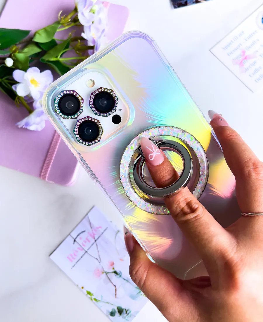 Moonstone Holo MagSafe Phone Case Luxury Pattern