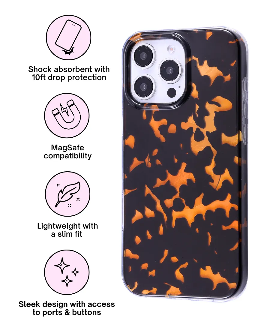 Tortoiseshell MagSafe Phone Case Soft Touching