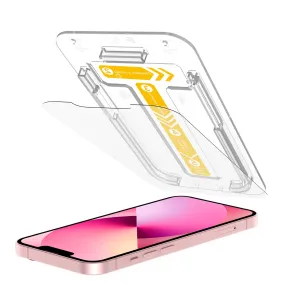 iPhone 13 and iPhone 13 Pro Clear HD tempered glass screen protector (2 Pack) HD display protection edge reinforced protector