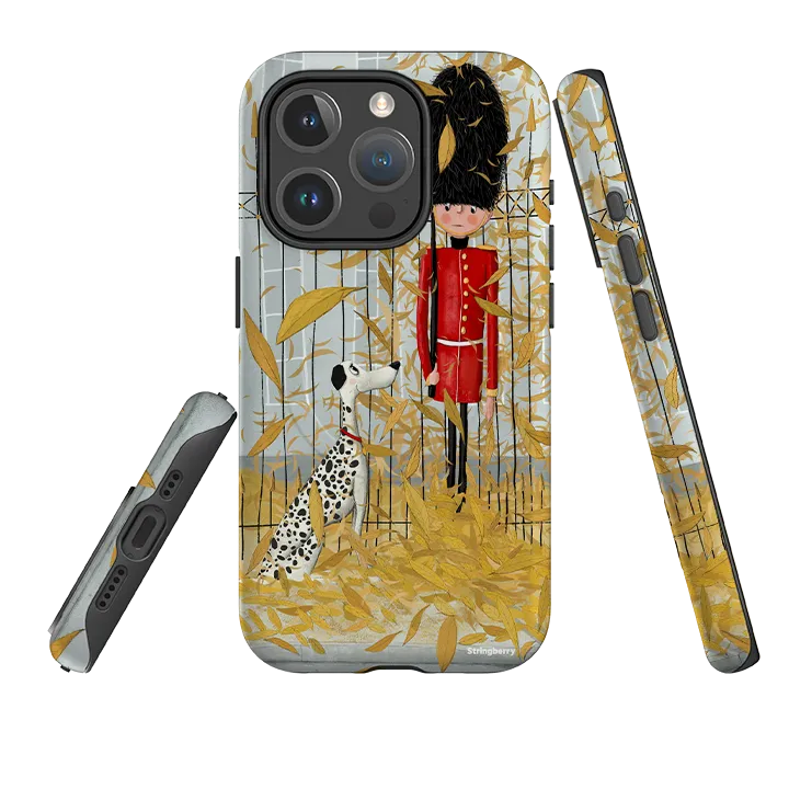 Color Accent iPhone MagSafe Tough Case - London In Leaves By Maja Lindberg