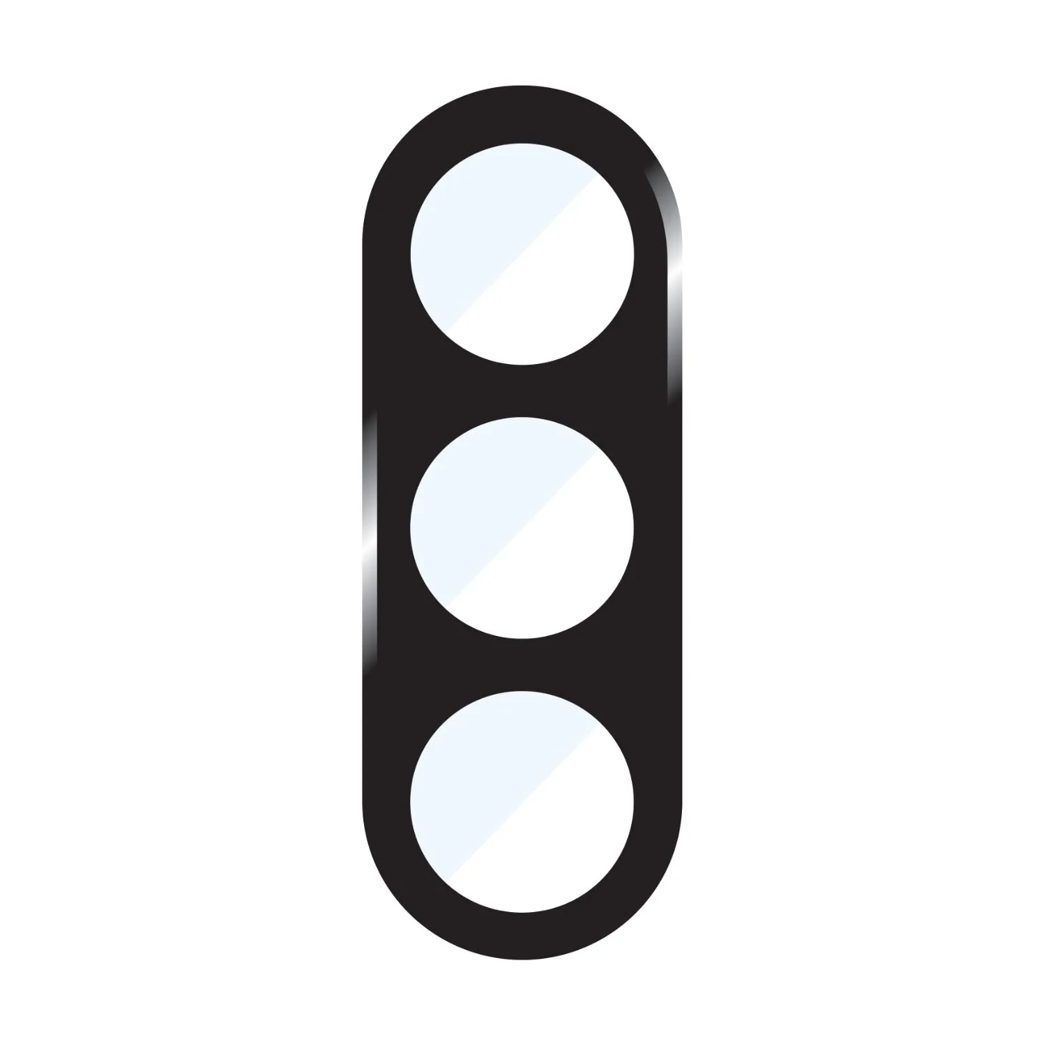 Mobile Device Shield Body Glove Tempered Glass Camera Screen Protector - Samsung Galaxy S25  - Black Border (BGCGTG-GXYS25PB)