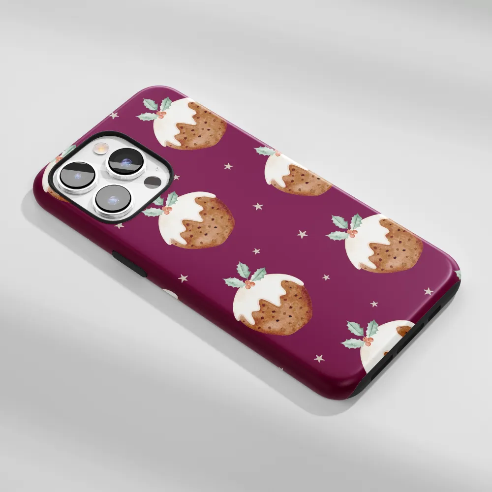 Tough Phone Case - Christmas Pudding Protective cover Scratch Resistant