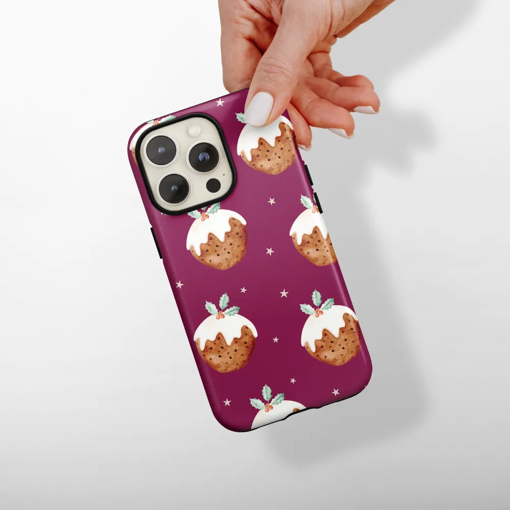 Pocket Ready Tough Phone Case - Christmas Pudding
