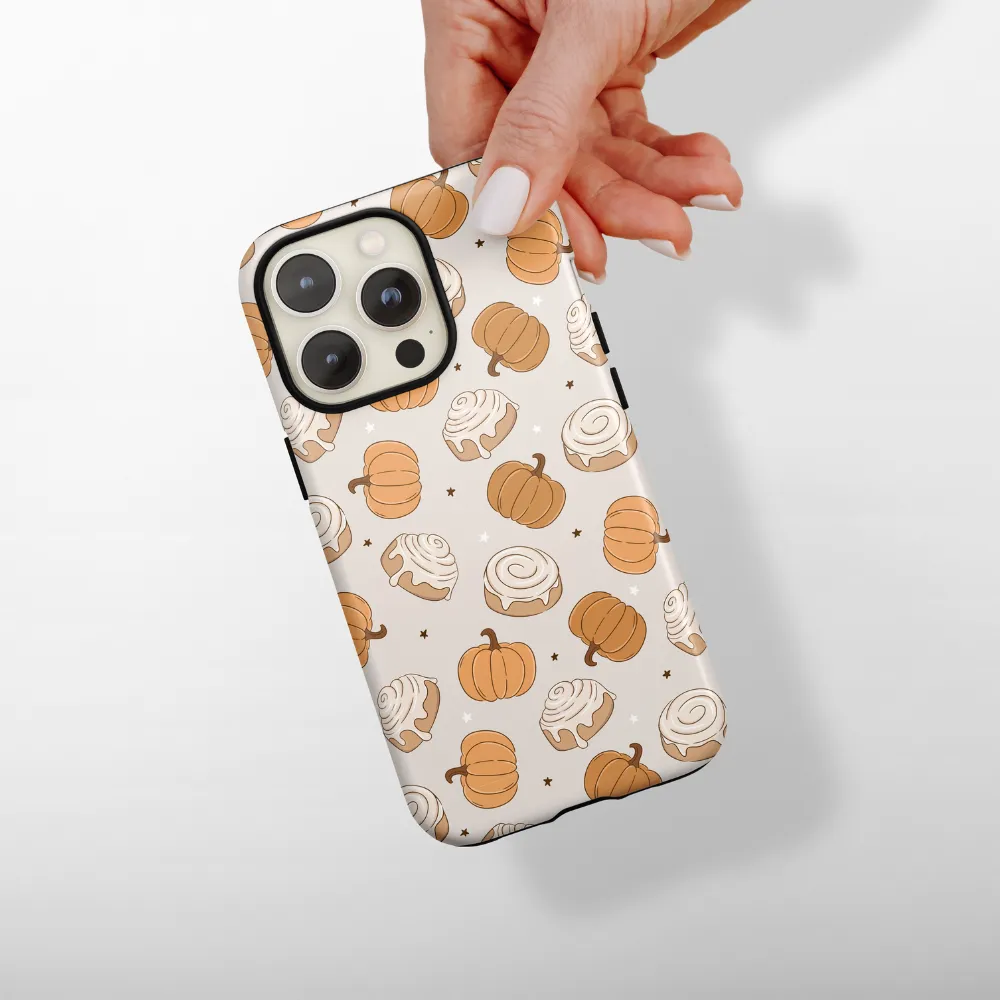 Tough Phone Case - Cinnamon Buns Luxury Finish Texture