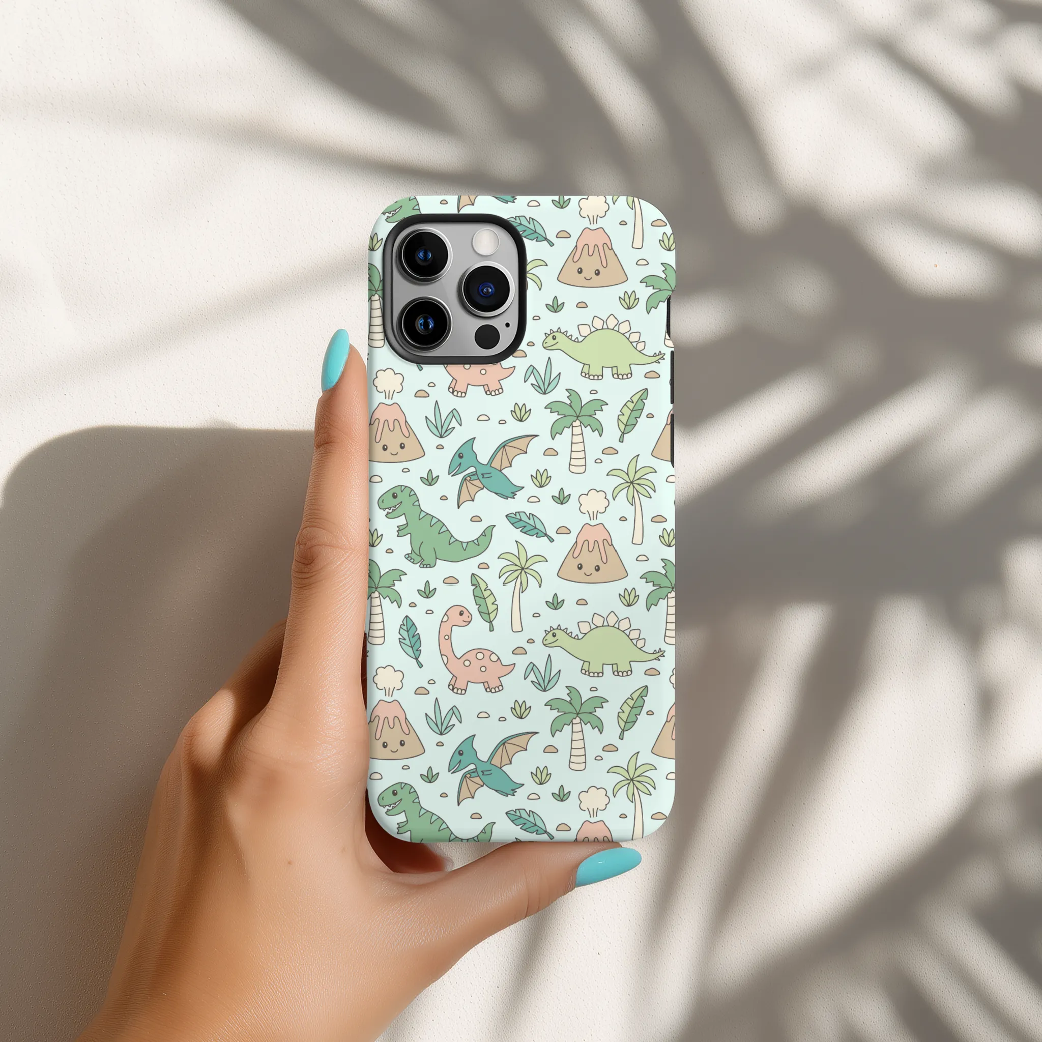 Tough Phone Case - Dinosaur Land Simple Finish Ultra Slim