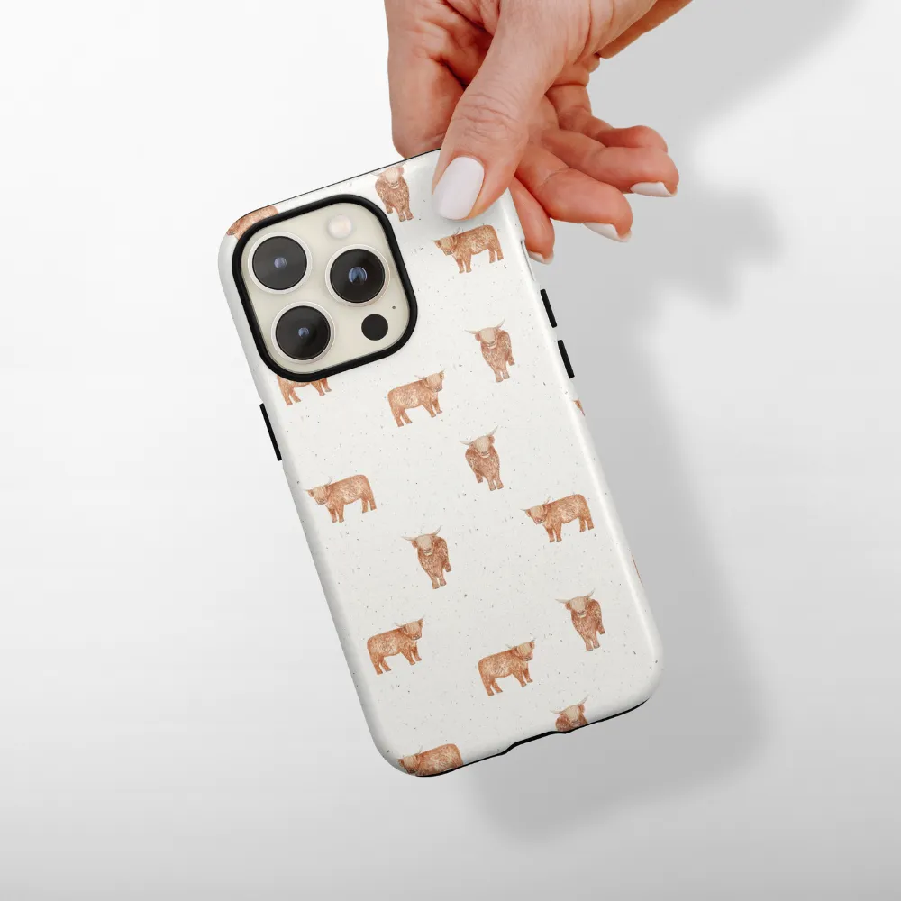 Fashion Choice Tough Phone Case - Highland Cow
