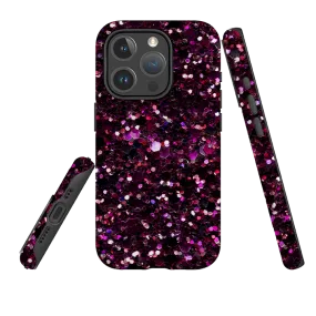 Scratch Block Premium Feel iPhone MagSafe Tough Case -  Rubies By Kitty Joseph (case does not glitter)