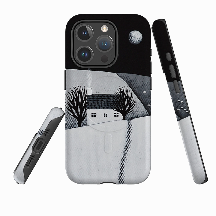 iPhone MagSafe Tough Case -  Sheep Fields By Natasha Newton Comfort Pattern Durable Texture Layer