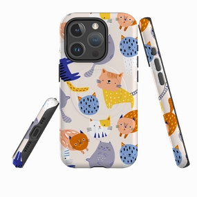 iPhone MagSafe Tough Case -  Cool Cats Classic Grip
