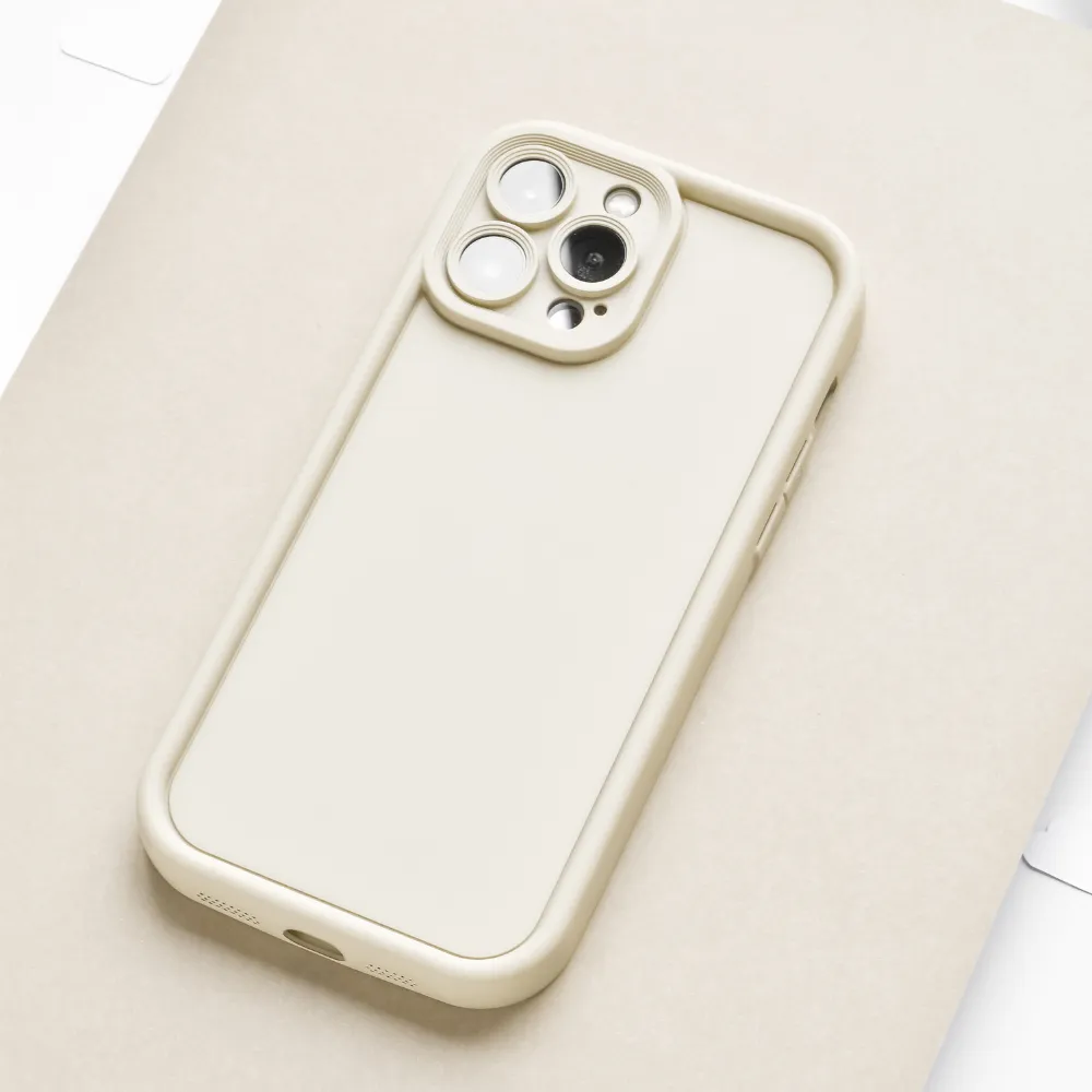 Soft Design Edge Reinforced Cloud Soft NAKD Phone Case - Cashmere Cream