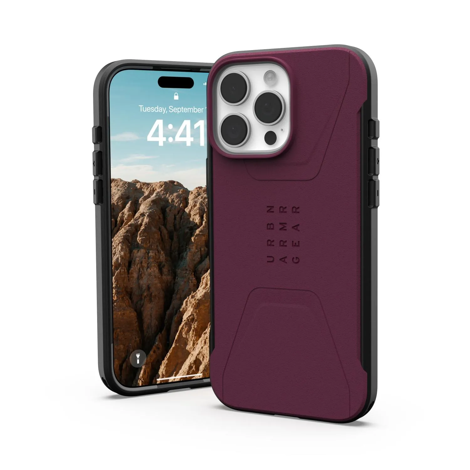 UAG Civilian Magsafe Case - Apple iPhone 16 Pro Max - Bordeaux (UAG-I16PM-CMBX) Handy Use Durable Frame