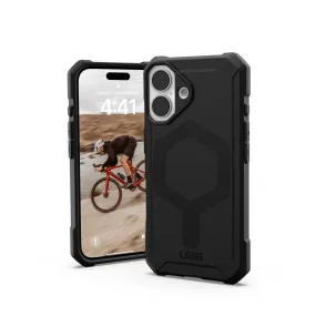 Phone Accessory Soft Edge Texture UAG Essential Armor Magsafe Case - Apple iPhone 16 - Black (UAG-I16-EAMBK)