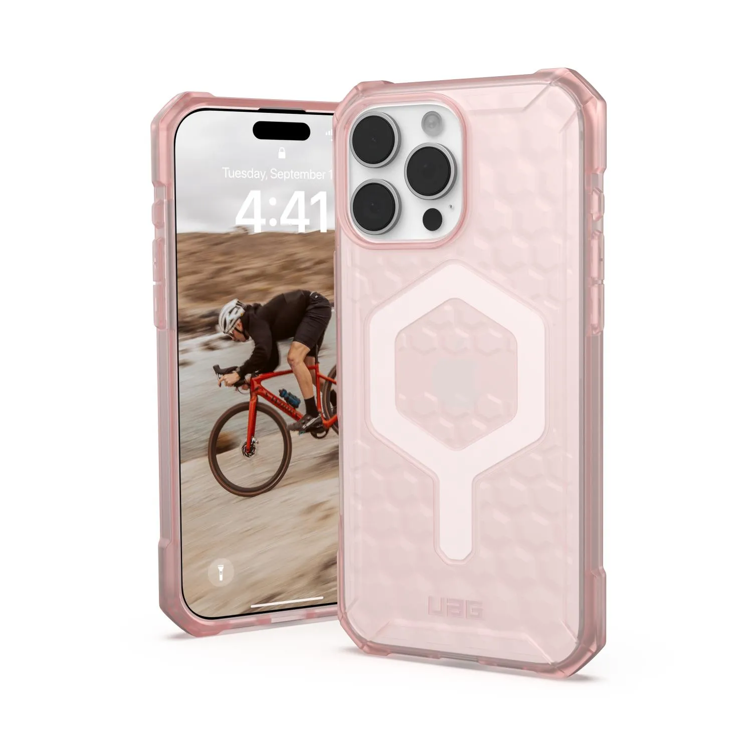 UAG Essential Armor Magsafe Case - Apple iPhone 16 Pro Max - Rose (UAG-I16PM-EAMRS) Premium Build Layer