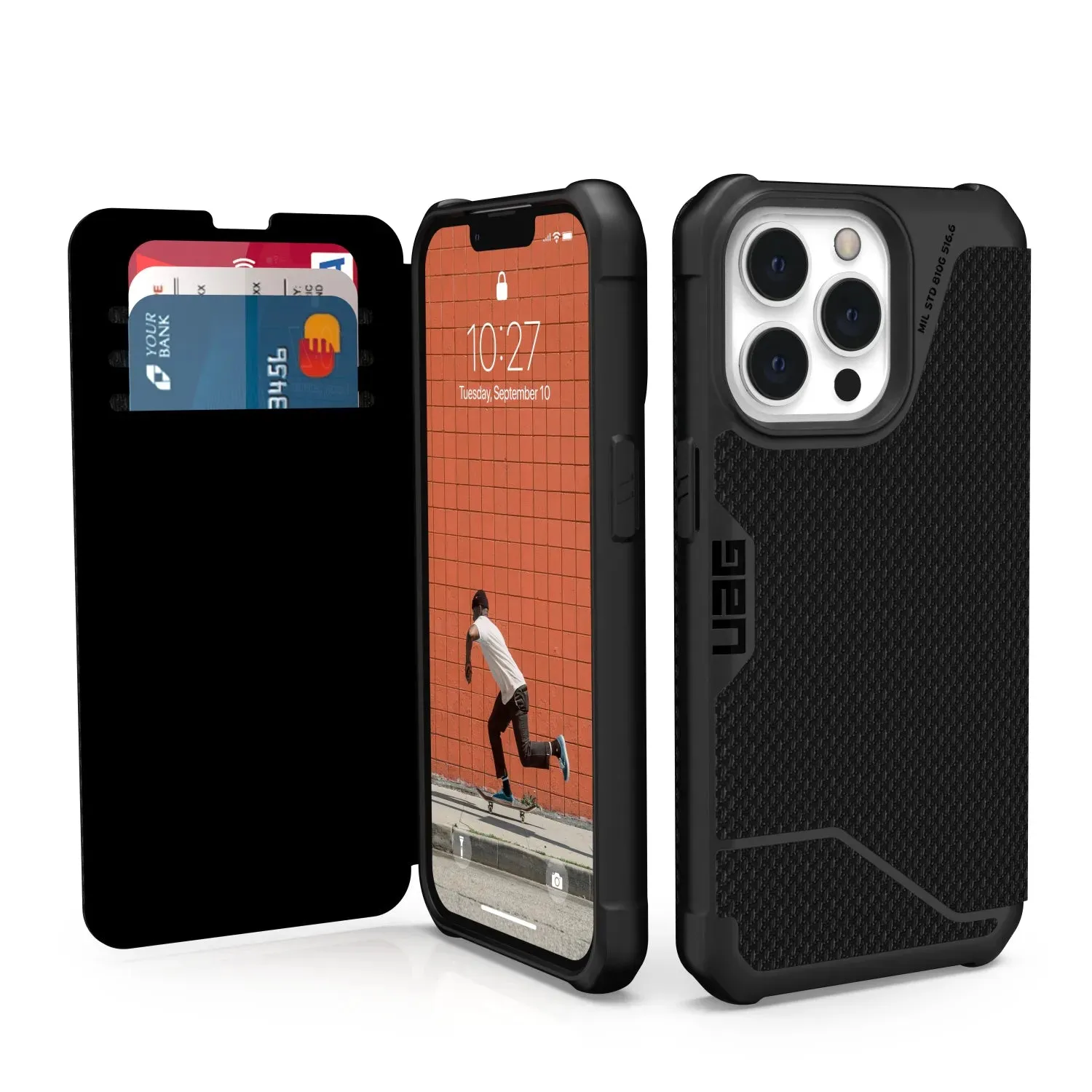 UAG Metropolis Folio Case - Apple iPhone 13 Pro Luxury Grip