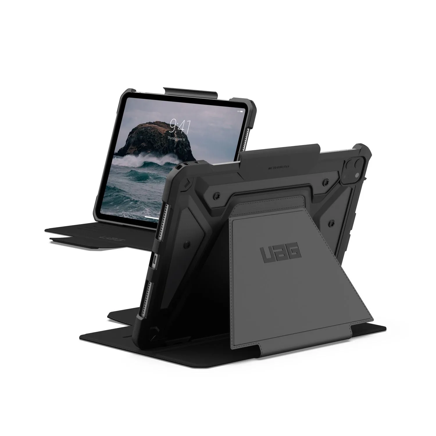 Simple Finish UAG Metropolis SE Tablet Case - Apple iPad Pro 11 (2024) - Black (UAG-IP1124-METB)