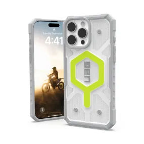 Flexible Detail Design Full Coverage UAG Pathfinder Clear Magsafe Case - Apple iPhone 16 Pro Max - Neon (UAG-I16PM-PCLMN)
