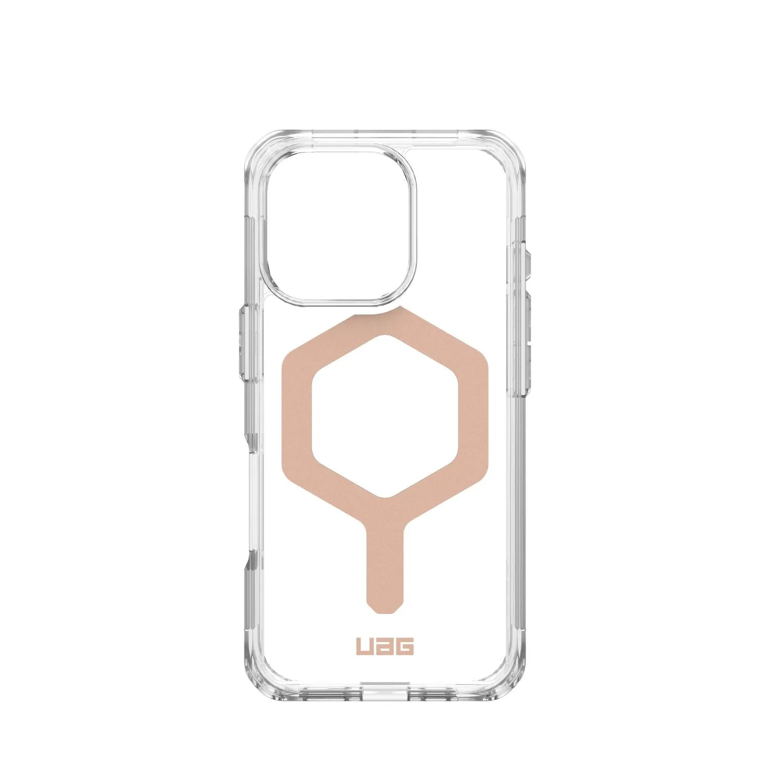 Textured Surface Subtle design UAG Plyo Magsafe Case - Apple iPhone 16 Pro - Ice & Rose Gold (UAG-I16PR-MPLYG)