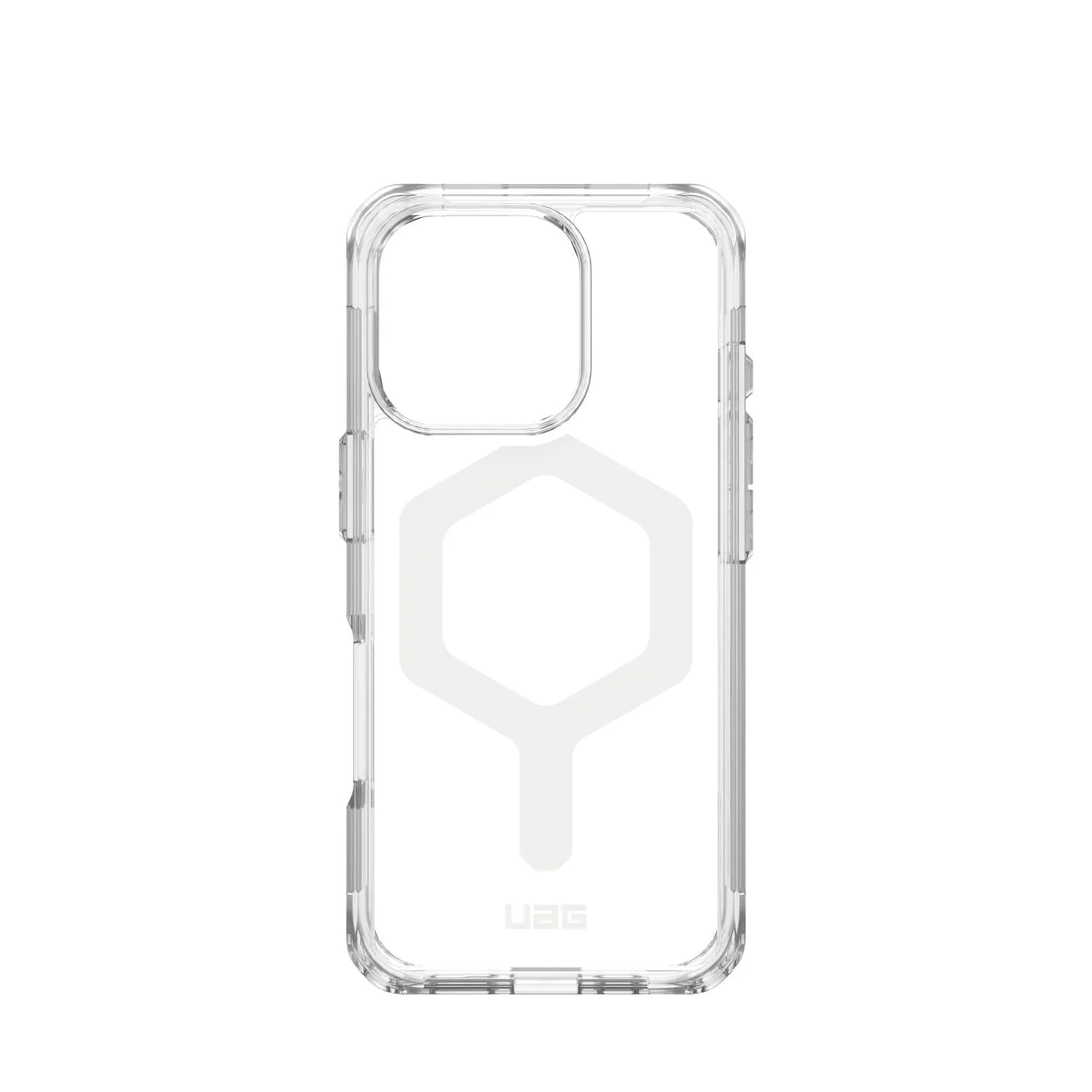 Trendy Texture Finish Soft Layered Design UAG Plyo Magsafe Case - Apple iPhone 16 Pro - Ice & White (UAG-I16PR-MPLYW)