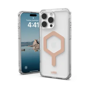 Shock Surface UAG Plyo Magsafe Case - Apple iPhone 16 Pro Max - Ice & Rose Gold (UAG-I16PM-MPLYG)