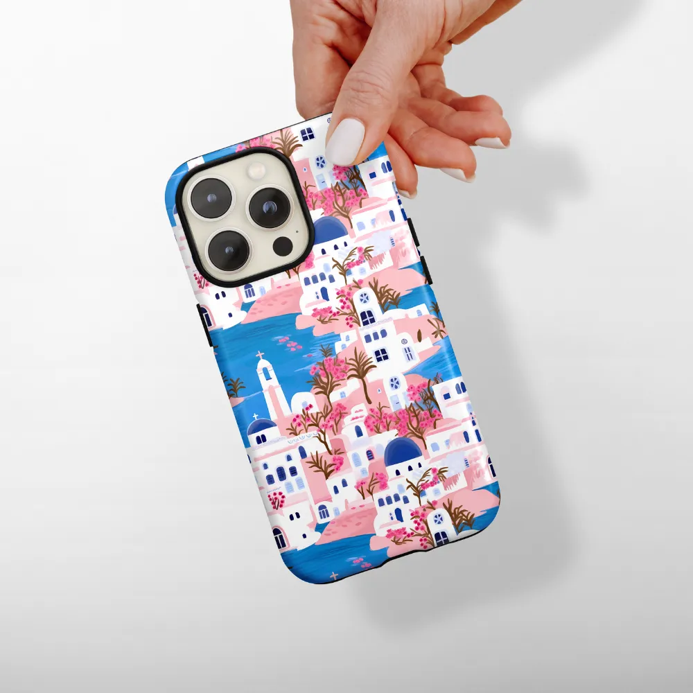 Tough Phone Case - Mykonos Dreams High-End Detail
