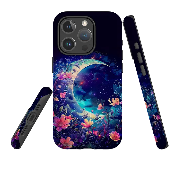 iPhone MagSafe Tough Case - Summer Moon I Heat resistant