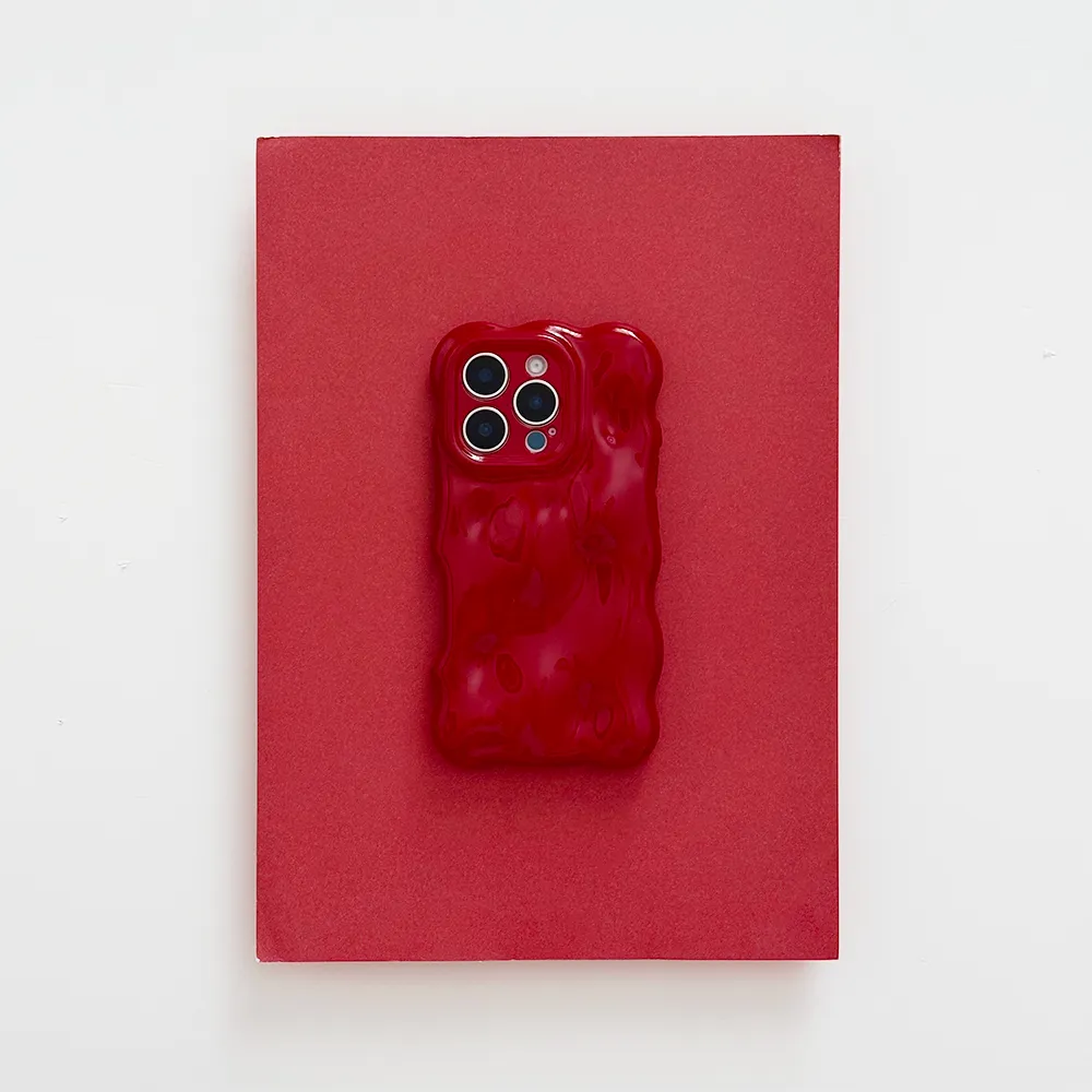 Light Edge 3D Bubble Phone Case - Cherry