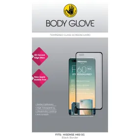 Screen Guard Layer Body Glove 3D Tempered Glass Screen Protector - Hisense H60 5G