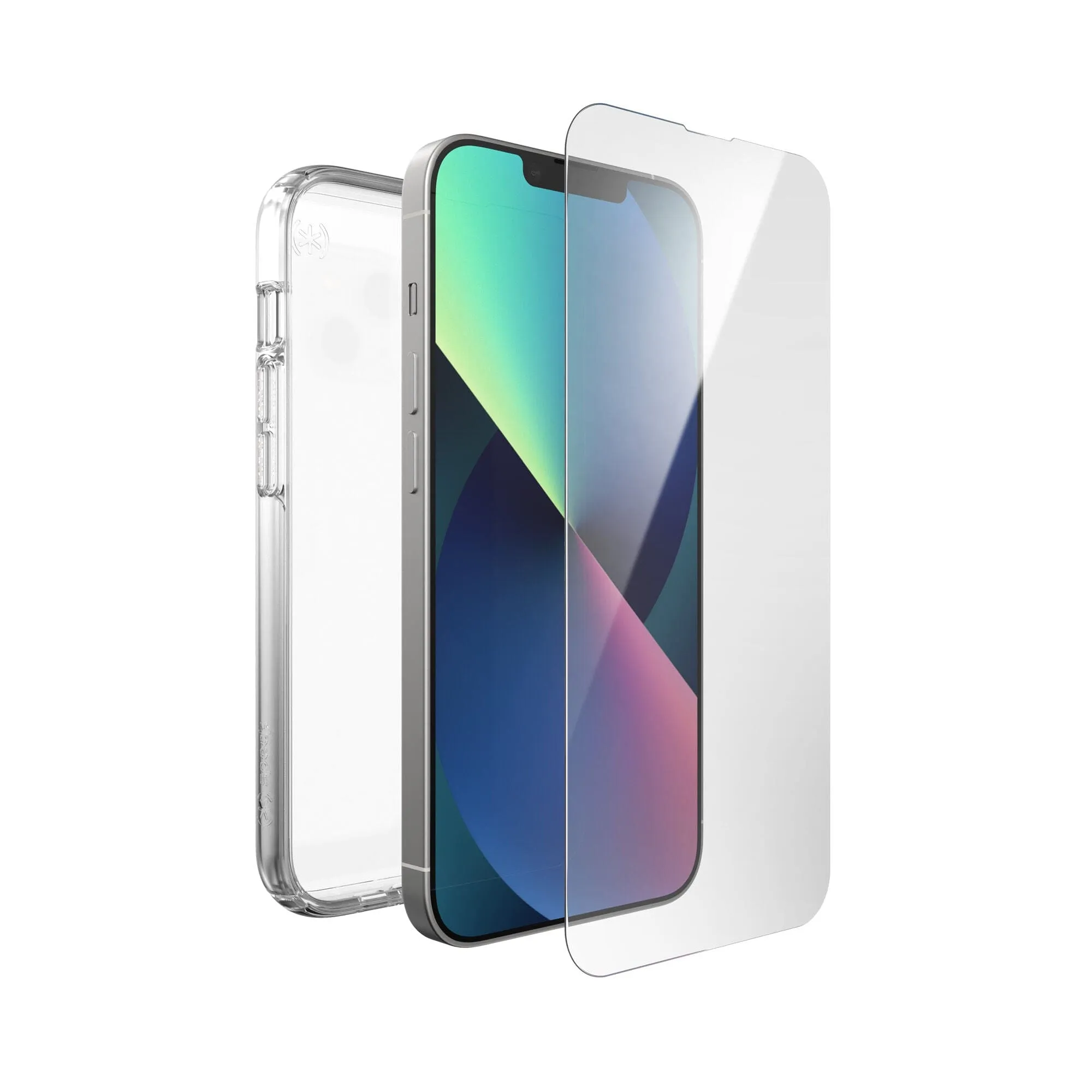 Sleek Detail Compact Protection Presidio Perfect-Clear   ShieldView Glass Bundle iPhone 13 Cases