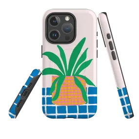 iPhone MagSafe Tough Case - Summer Vine Color Pattern Glossy Texture Layer