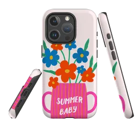 Vivid Pattern Travel Ready iPhone MagSafe Tough Case - Summer Baby
