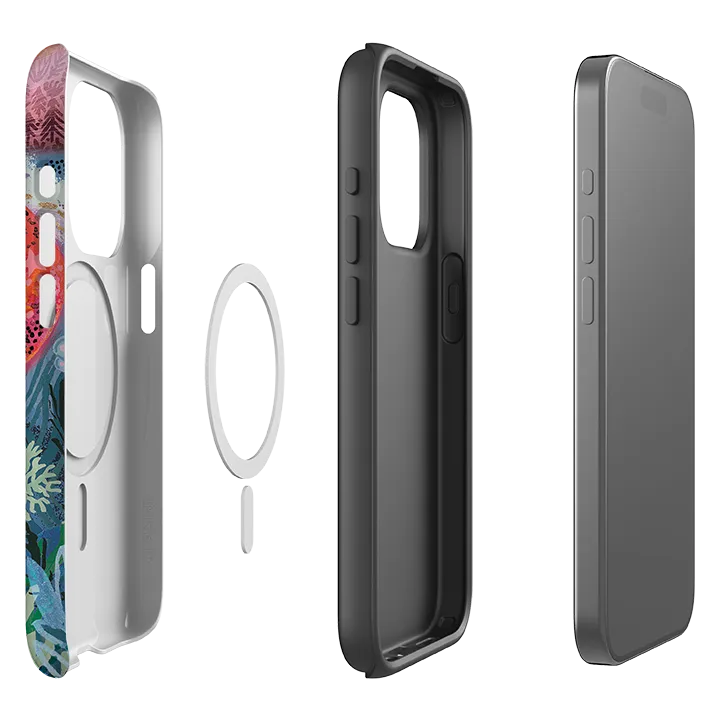 Shock Surface Layer Marble finish iPhone MagSafe Tough Case - Sunset Over Scotland By Emma Frances Grant