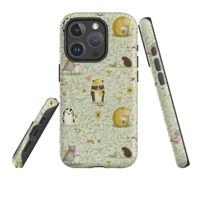 iPhone MagSafe Tough Case - Animal Meetings By Maja Lindberg Premium Edge Design
