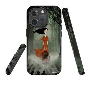 iPhone MagSafe Tough Case - The Raven Girl By Maja Lindberg Urban Design