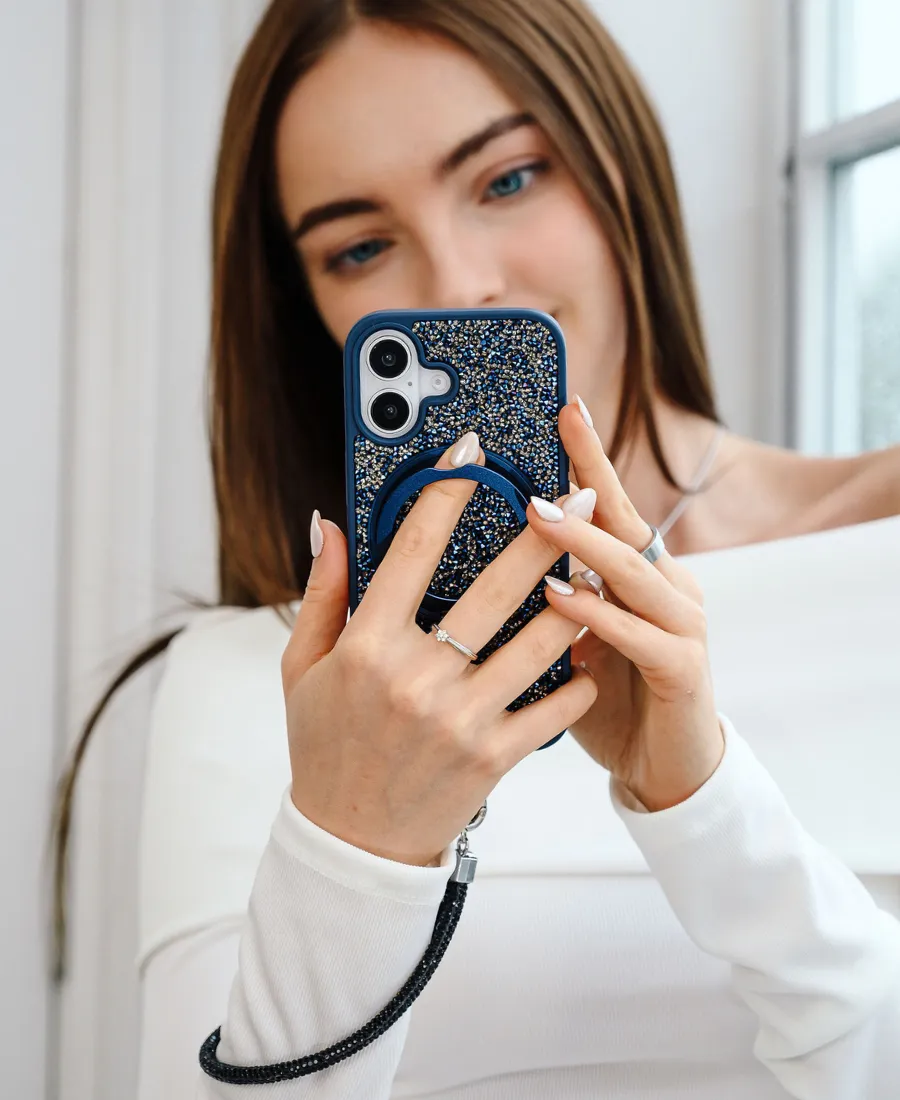 Midnight Gem MagSafe Phone Case Rugged Finish Minimal Shield