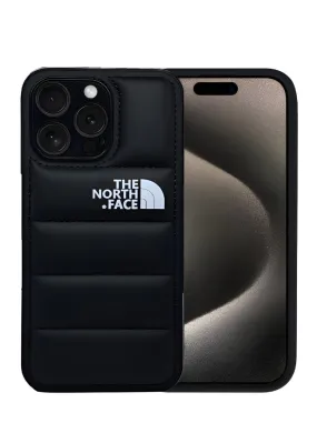 Hybrid Detail Luxury Fashion Leather The North Face Phone Case For iPhone