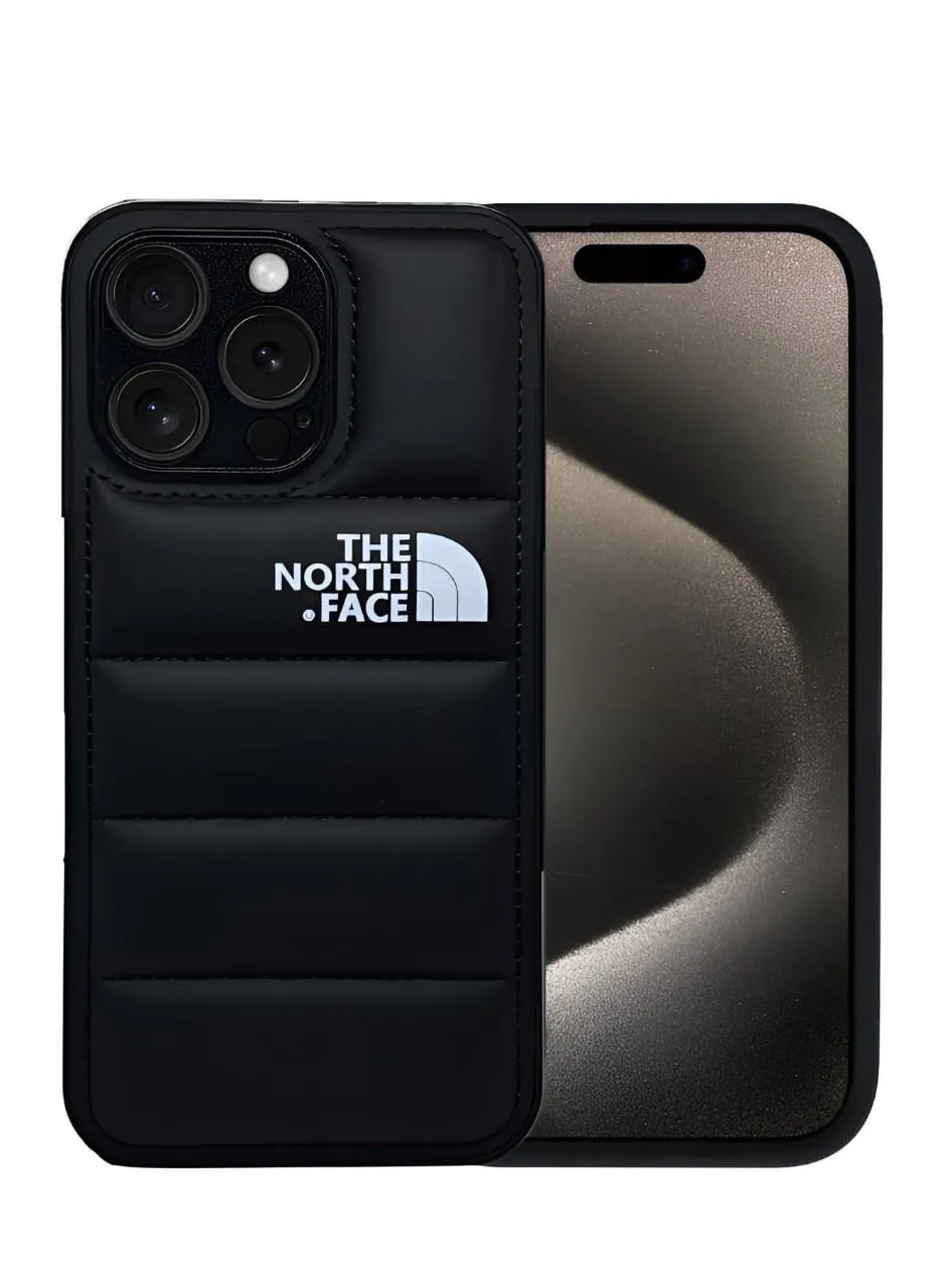 Luxury Fashion Leather The North Face Phone Case For iPhone Minimal Feature Professional Style