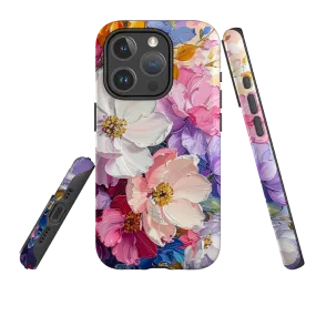 Daily Style Compact Style iPhone MagSafe Tough Case - Summer Floral Saffron