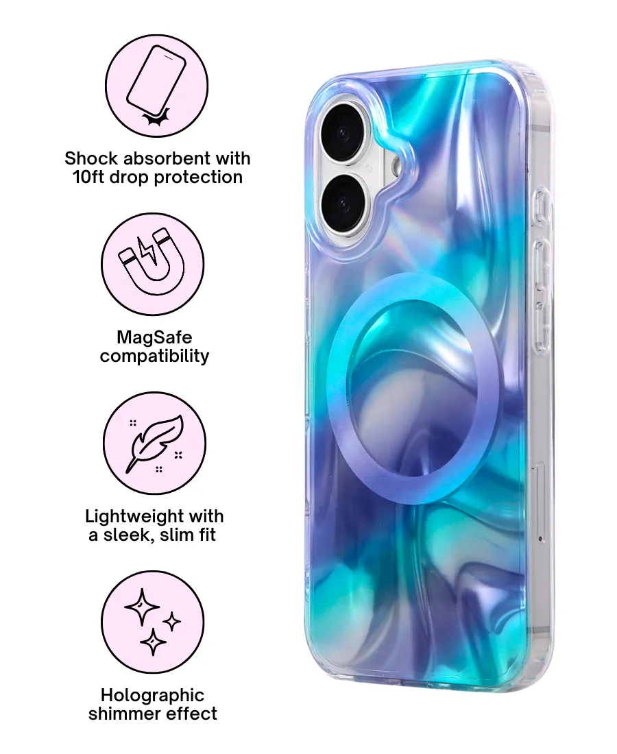 Matte Pattern Design Ultraviolet Cosmic MagSafe Phone Case