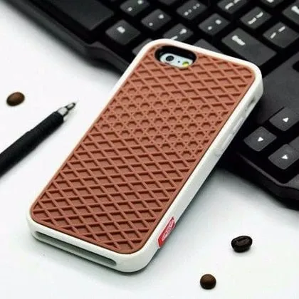Waffle Silicone Grip Sports Phone Case For iPhone Minimal Design