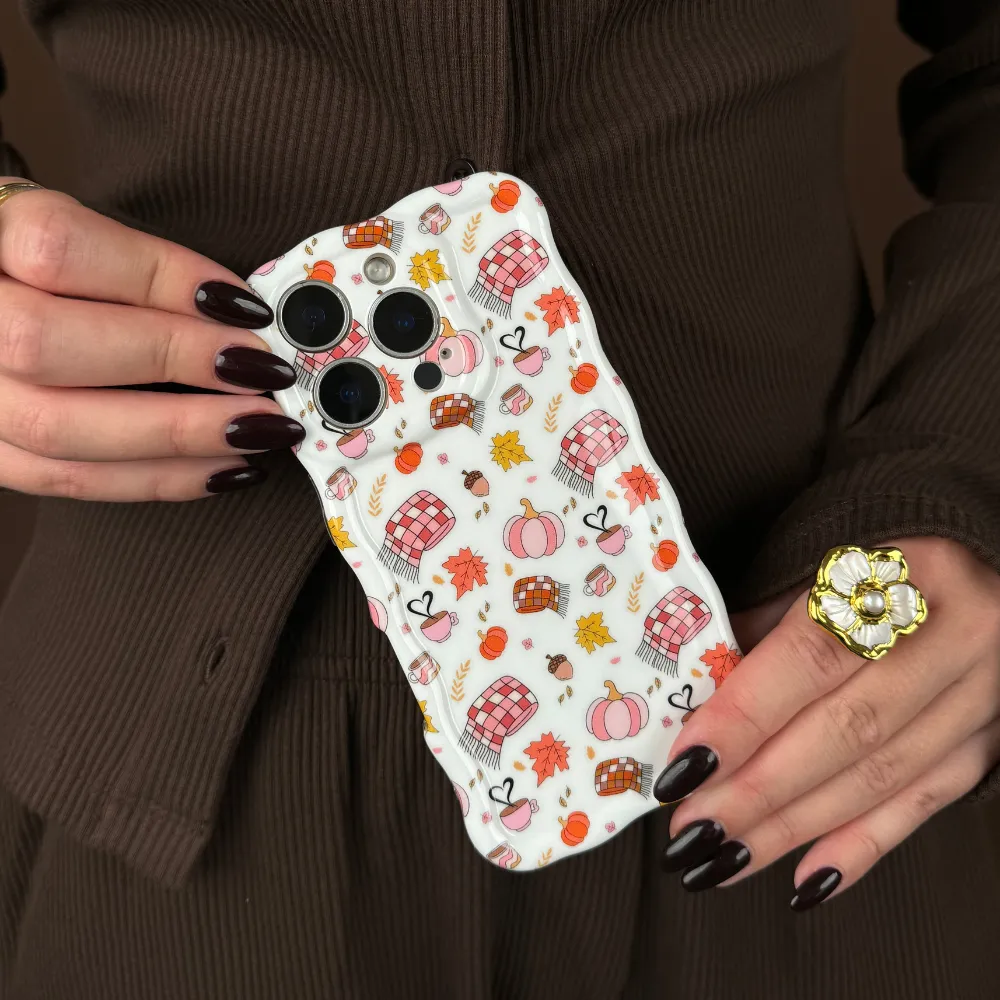 anti dust Wavy Phone Case - All Things Autumn