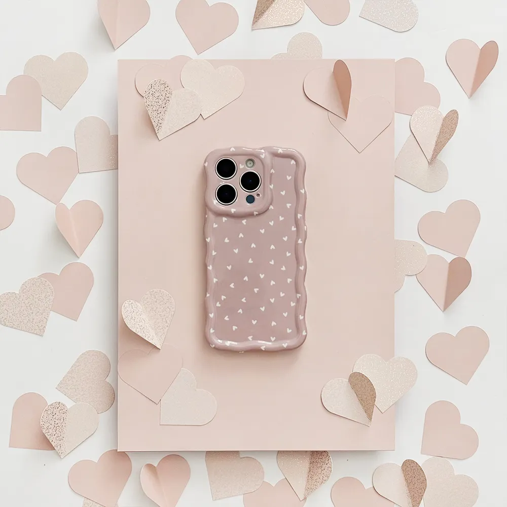 Rugged Pattern Texture Wavy Phone Case - Chai Hearts