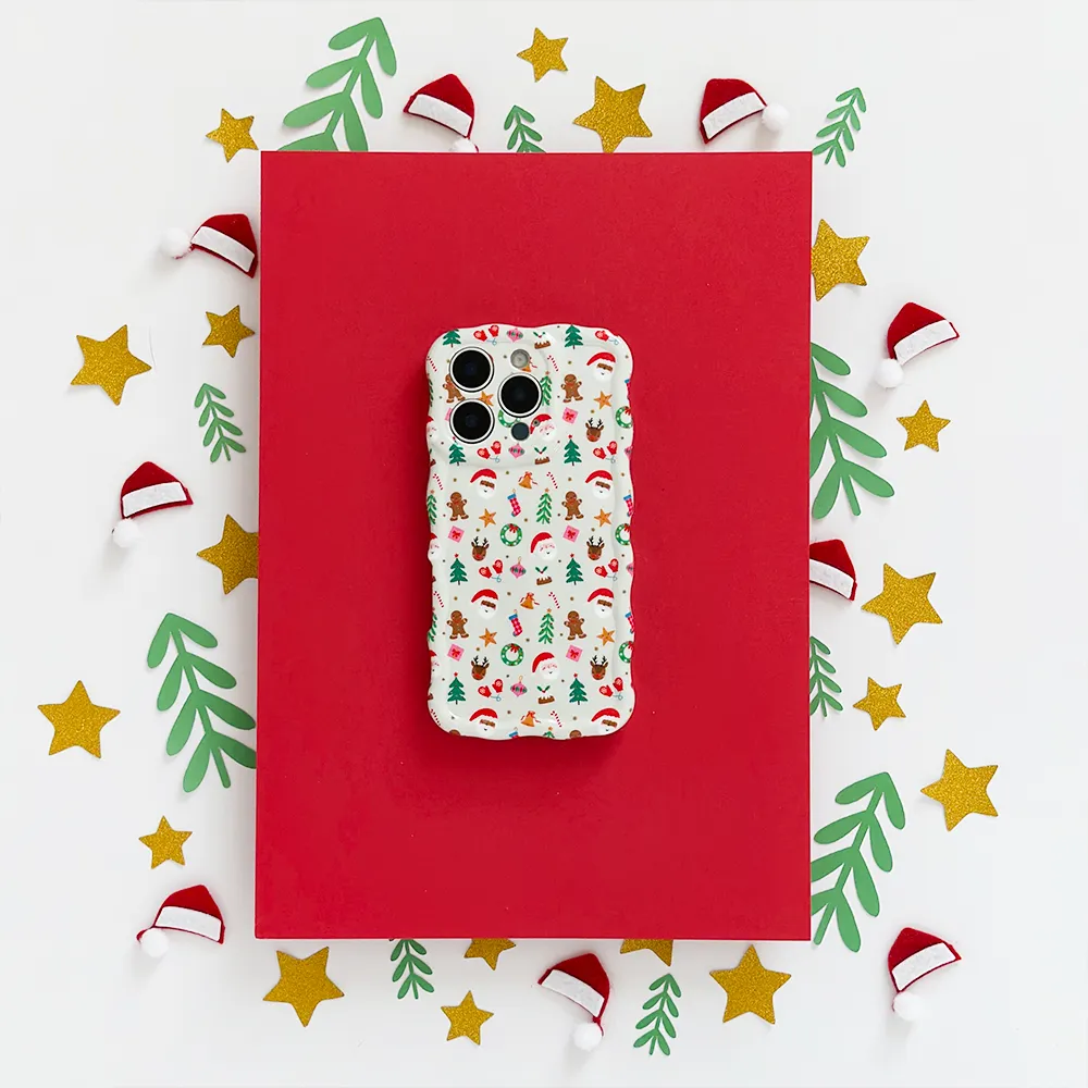 Wavy Phone Case - Christmas Party Smooth Form