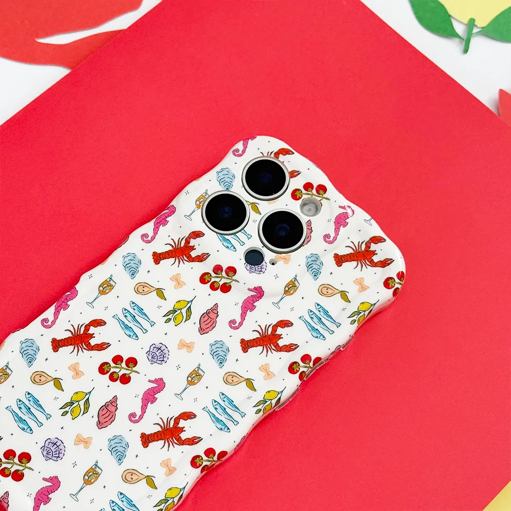 Elegant Build Texture Wavy Phone Case - Cococabana