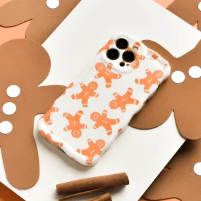 Wavy Phone Case - Gingerbread Treats Colorful Finish Classic Finish