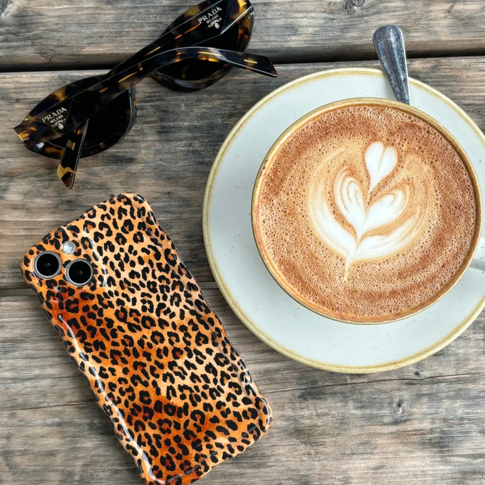 Portable Protection Wavy Phone Case - Leopard