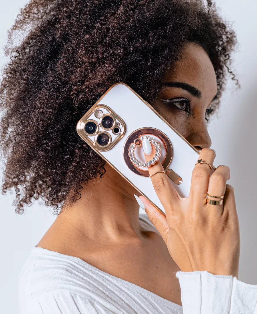 Light Build White Luxe MagSafe Phone Case