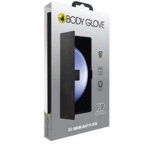 Body Glove Flip Series - Samsung Galaxy S24 Ultra - Black Smooth Shape